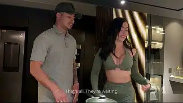I help a girl with her new kitchen and end up fucking her | Danner Mendez & Iris Rodriguez