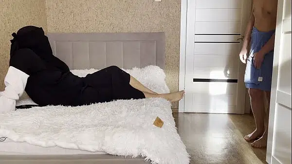 Oh god, did you cum inside your stepmom? Sex with Egyptian stepmom