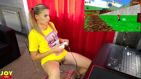 Petite Blonde Plays A Game To Orgasm – Monster Pub Toy