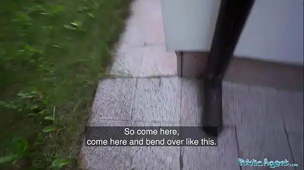 Public Agent Brown haired latina fucks a stranger in a public area