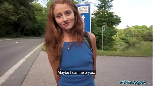 Public Agent Red head wants my big cock and can’t wait