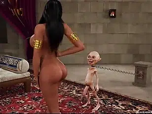 Selena in Egypt (blackadder)