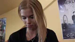 Tight Pussy Hot Blonde Chrissy Fox Shows Her Panties Under Her Skirt In A Fake Photoshooting