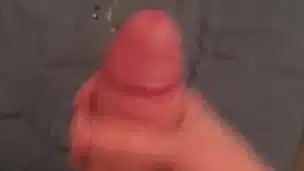 7 Inch Cock Sprays Huge Load On Bed Again