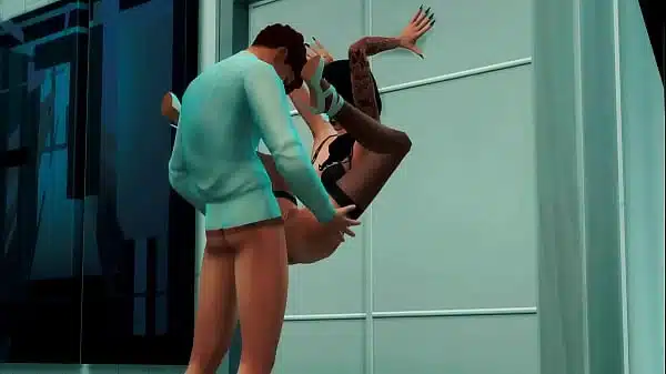 Anal with an Asian bitch in an expensive clothing store – Animation Sims 4