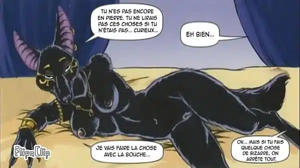 Anubis dark desire avance de la animación  en la cual anubis y  khaybat tienen una pequeña discusión  la cual se arregla  de una forma inusual