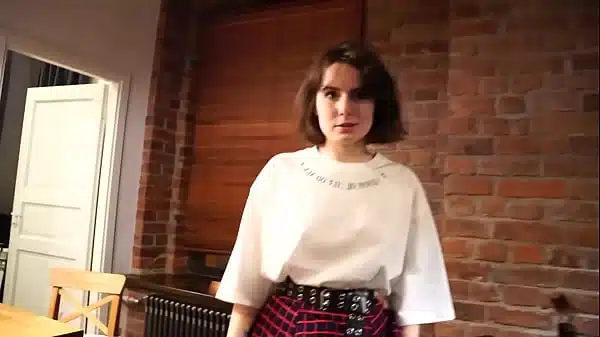 Behind the scenes, cleaning the house from the cleaning lady ended in sex