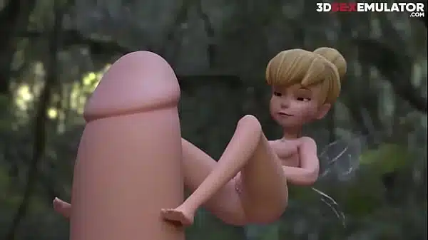 Тинкер Белл с чудовищным членом | Хентай Анимация 3D