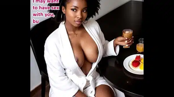 Gorgeous busty ebony masturbating and fucking wildly among snakes in the animal park – AI Illustrated Leather Porn Dream