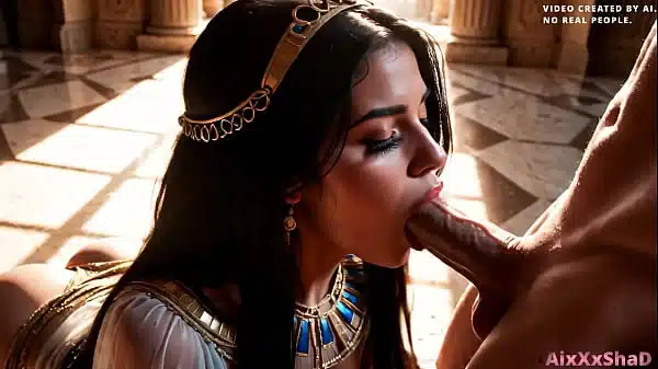 I fuck Nefertiti and cum on her face [AI Generated]