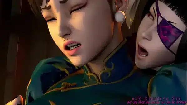 Juri Han vs Chun Li  – lesbian