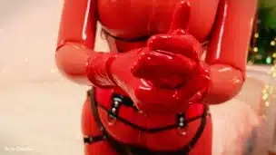 Latex Strap-on POV FemDom video