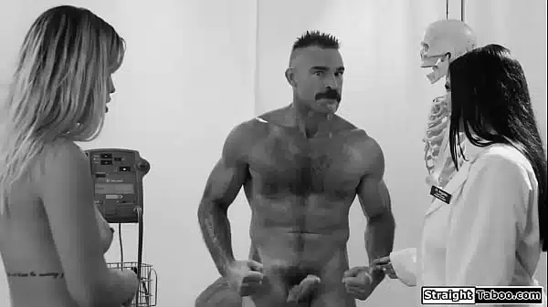 Latina Alina Lopez signed up to busty dr Angela Whites experimental fertility procedures.Shes hosed down and banged by the doctors semen specimen guy