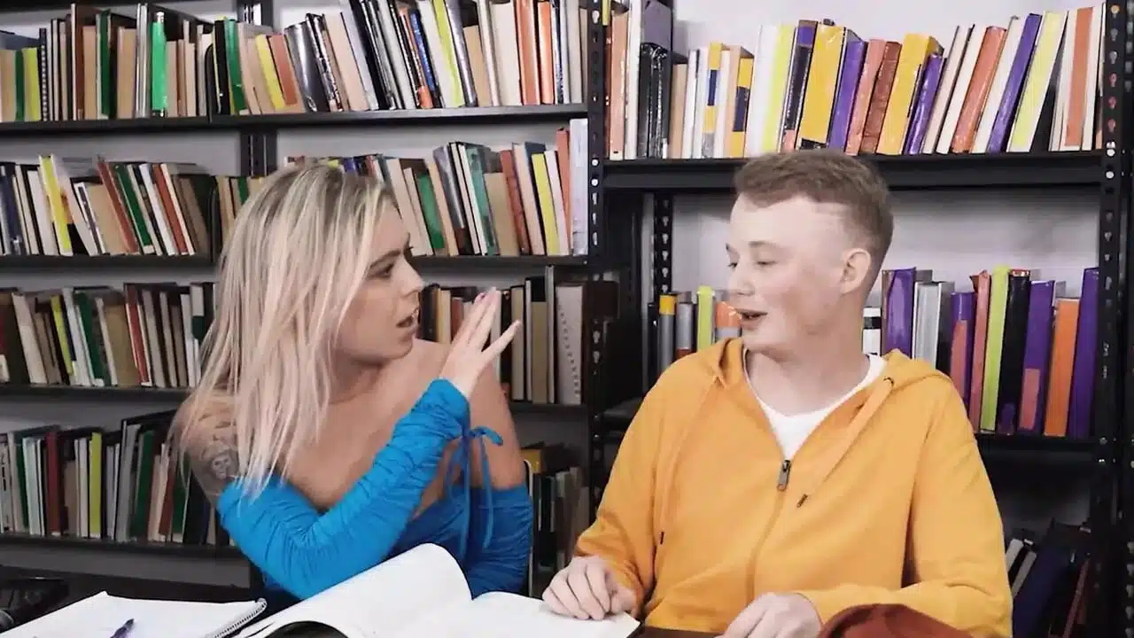 Mandy Waters The Librarian Takes Care Of The Books And Horny Students Like Jimmy Michaels – REALITY KINGS