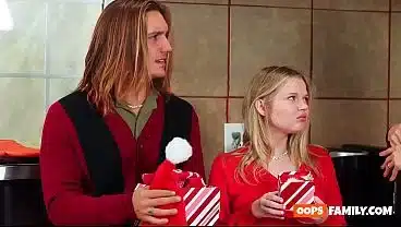 Merry Christmas and Happy Orgy! Enjoy this steamy hard-core porn with a secret stepsister and MILF.