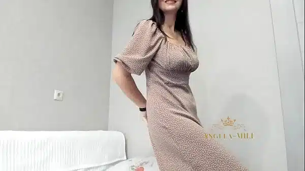 MILF with breasts with big areolas and hairy pussy