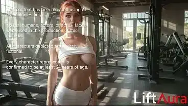 My busty gym trainer rewarded me with some passionate sex because I worked out so hard. She bounced her juicy pussy up and down on my cock and really enjoyed it[AI]
