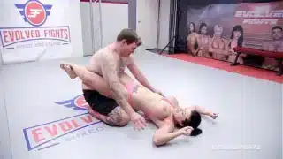 Nadia White In A Sex Fight Having Her Pussy Eaten By A Guy As She Dominates Him