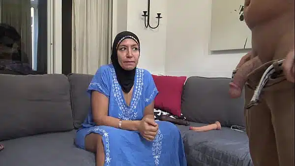 Naughty Arabic Stepmother With Big Tits Touching Her Stepsons Dick In Marseille