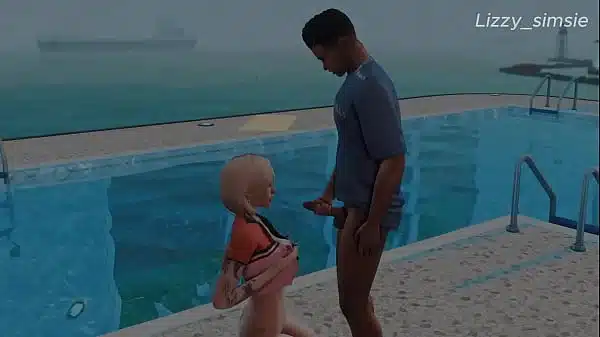 Nymphomaniac can’t say no to sex in the gym  3d animation