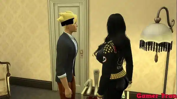 Perverted friends Cap sarada go to hanabi’s room to convince her to have a threesome with her in the end she accepts she likes that her stepbrother fucks her