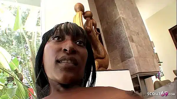 Petite African Teen talk Neighbour to Interracial Fuck