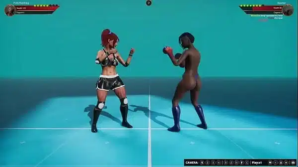 Polly VS Boomer [NF3D Female MMA Battle]
