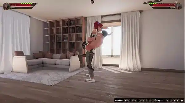Polly VS Gigi [NF3D Mixed MMA Battle]