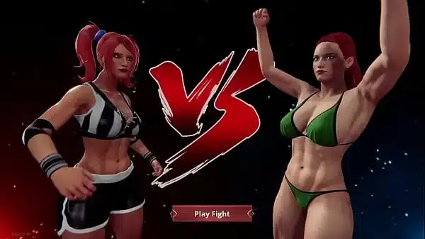 Polly VS Kallan [NF3D Female MMA Battle]