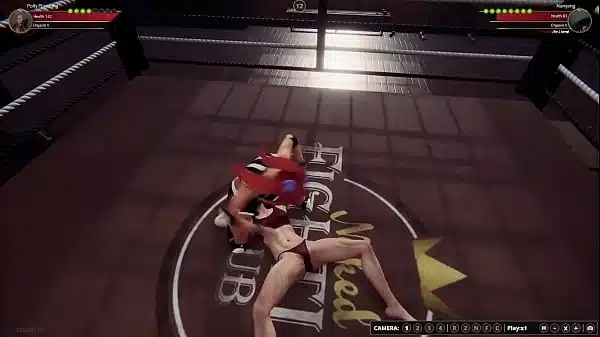Polly VS Nanyang [NF3D Female MMA Battle]