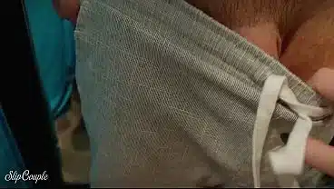 Risky Fitting Room Blowjob While Shopping – She Swallowed Every Drop!