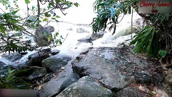 Sex On The Deserted Beach !! Amateur Brazilian Teen Sucked Dick and Taken Cum in the Face – Amateur Public Sex Video at the beach – Cherry Adams & Riick XXX – Complete on Xvideos RED