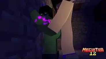 Steve em busca do diamante perdido (Livia X Steve) [Pornô de Minecraft]