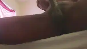 Stroking my cock and blew an intense nutt