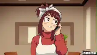 [Suoiresnu] Ochako Y Momo Siendo Folladas Por Grandes Pollas Animacion