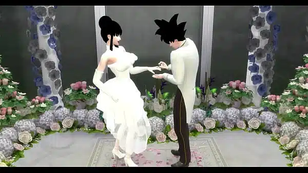 The Wedding of Goku and his Wife Chichi very romantic but Ends in Netorare Wife Fucked like a Bitch Cuckold Husband Dragon Ball Porn Hentai