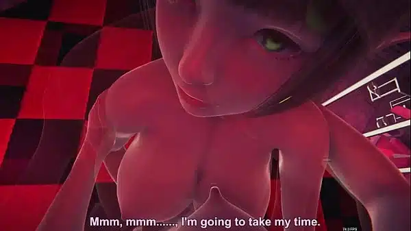 Two big boobs girls masturbates until cumming and squirt and 69 pose 3d animation