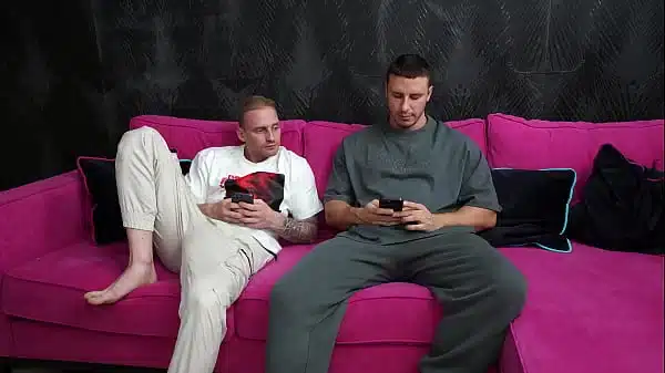 We surprised our boyfriends with sexy lingerie sex