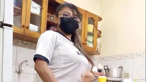 YOU HAVE TO USE YOUR TIME WELL!! Mature domestic worker starts making homemade porn in the boss’s kitchen, she really enjoys it and gets excited while she touches her tits and her tight vagina. EXCLUSIVE REAL HOMEMADE PORN