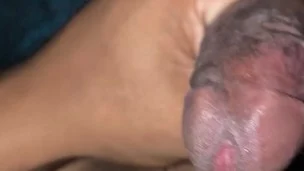 Acordei com pau durão tive que dar uma pegada nele