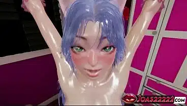 Anime Girl Miwa in Kitty Cosplay – Rule34 Animation Featuring Doggystyle Fuck & Desk Side Position with Moans, and Lifting Tied Intense Fuck Concluding with Cum Inside Tight Pussy In Honey Select 2