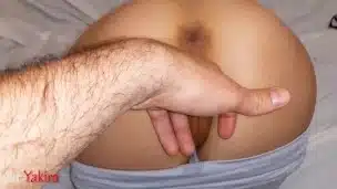 Asian asking me to CUM ON HER LEGGINGS !! Cock rubbing pussy !!
