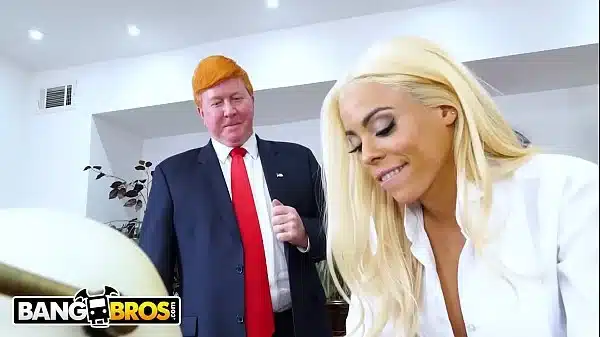 BANGBROS – Luna Star Gets ANAL In The Oval Office While The President Watches