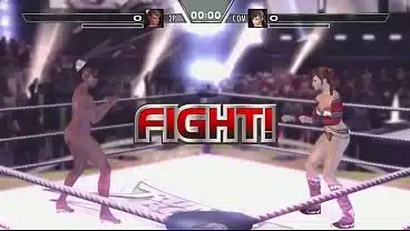 Black Nurse Dominated By Little Asian