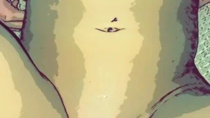 Cartoon porn close up