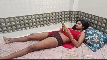 Desi Girl in Red Lingerie Hardcore Home – Doggy & Missionary Fuck