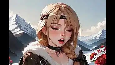 Hiccup fucked Astrid Hofferson in the mountains while the dragons were having sex
