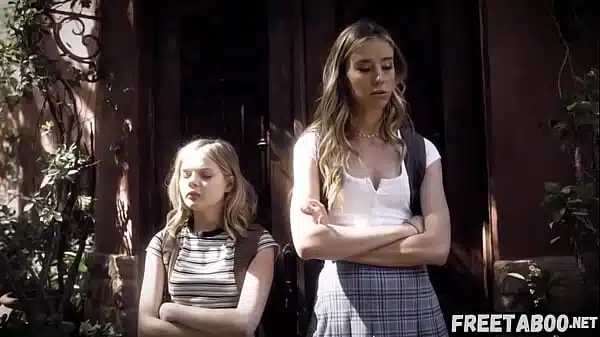 Lesbian Teens Try Counselor’s Cock – Haley Reed & Coco Lovelock
