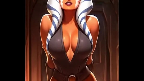 Mixed video with Ahsoka 3 Animation hentai anime dc AI