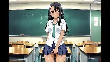 Nagatoro took a job at the school to seduce her former teacher in AI porn adaptations